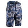 Coverguard - Bermuda de travail camouflage avec taille élastiquée KAMMO bleu et gris