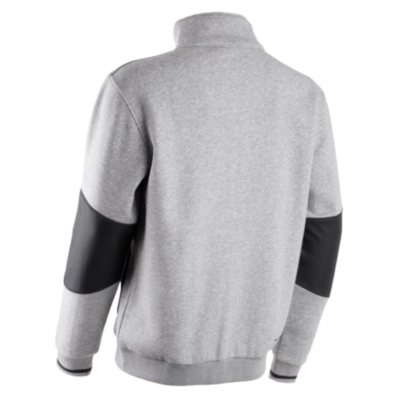 Coverguard - Veste de travail chaude molletonnée avec coudes renforcés KIJI gris clair