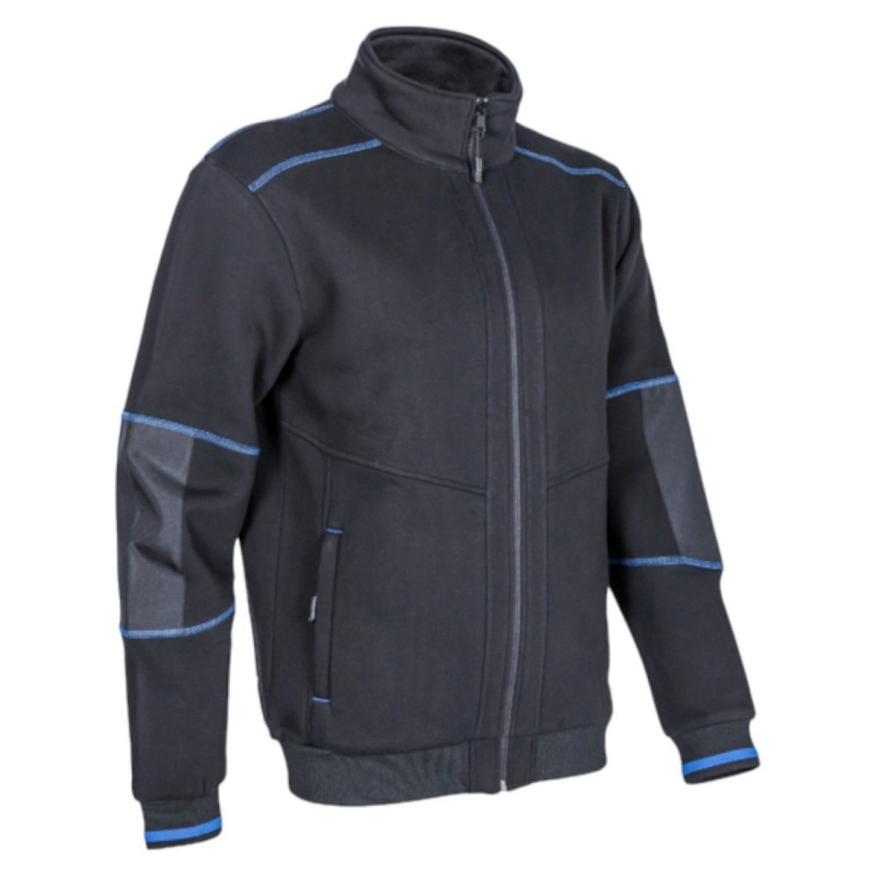 Coverguard - Veste de travail chaude molletonnée avec coudes renforcés KIJI noir