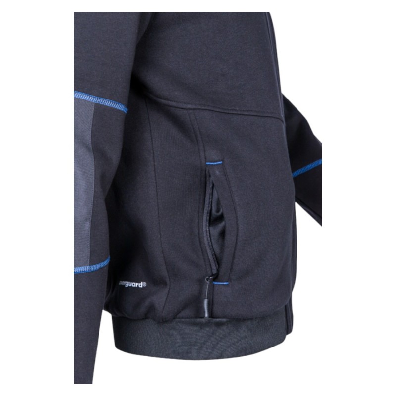 Coverguard - Veste de travail chaude molletonnée avec coudes renforcés KIJI noir