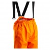 Coverguard - Pantalon de pluie avec bretelles élastiquées imperméable enduit PU haute visibilité HYDRA orange et bleu marine