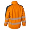 Coverguard - Veste de pluie 2 couches légère et imperméable haute visibilité HOTARU orange et bleu marine