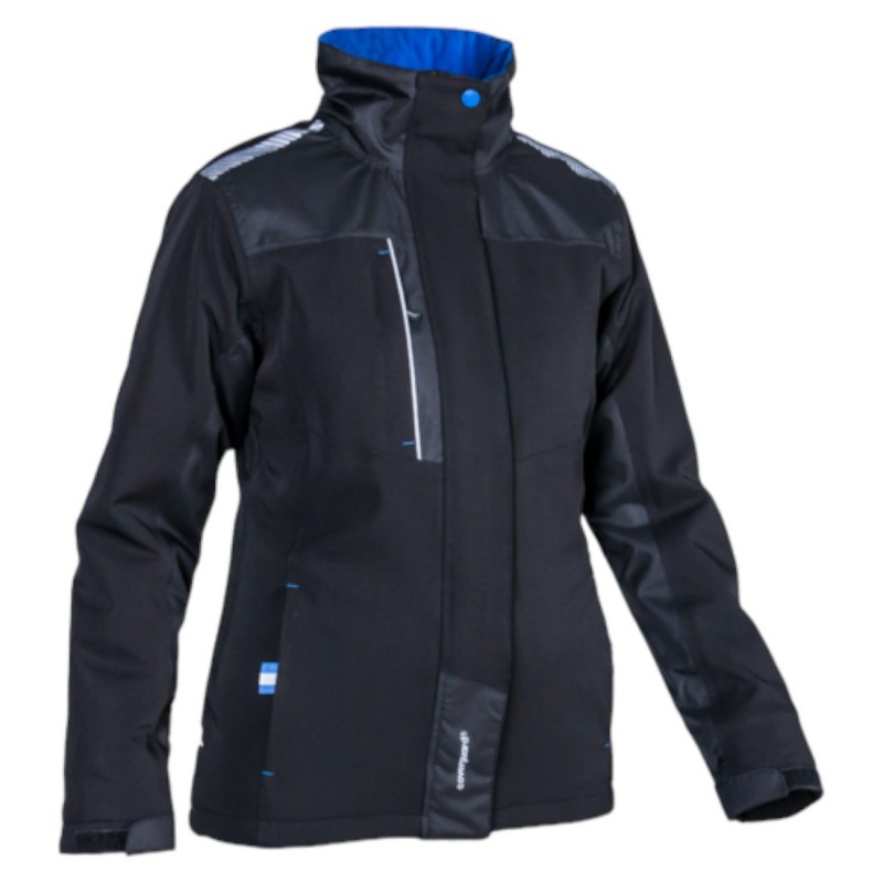 Coverguard - Parka chaude et imperméable pour Femmes HIBARI noir bleu