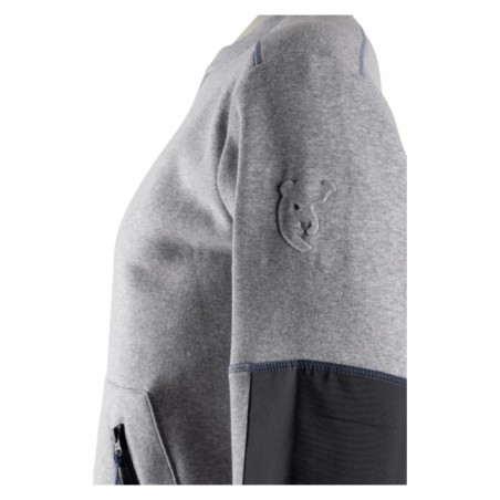 Coverguard - Sweat-shirtavec coudes renforcés HATO gris chiné