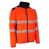 Coverguard - Veste de travail chaude haute visibilité FLAKE orange bleu marine