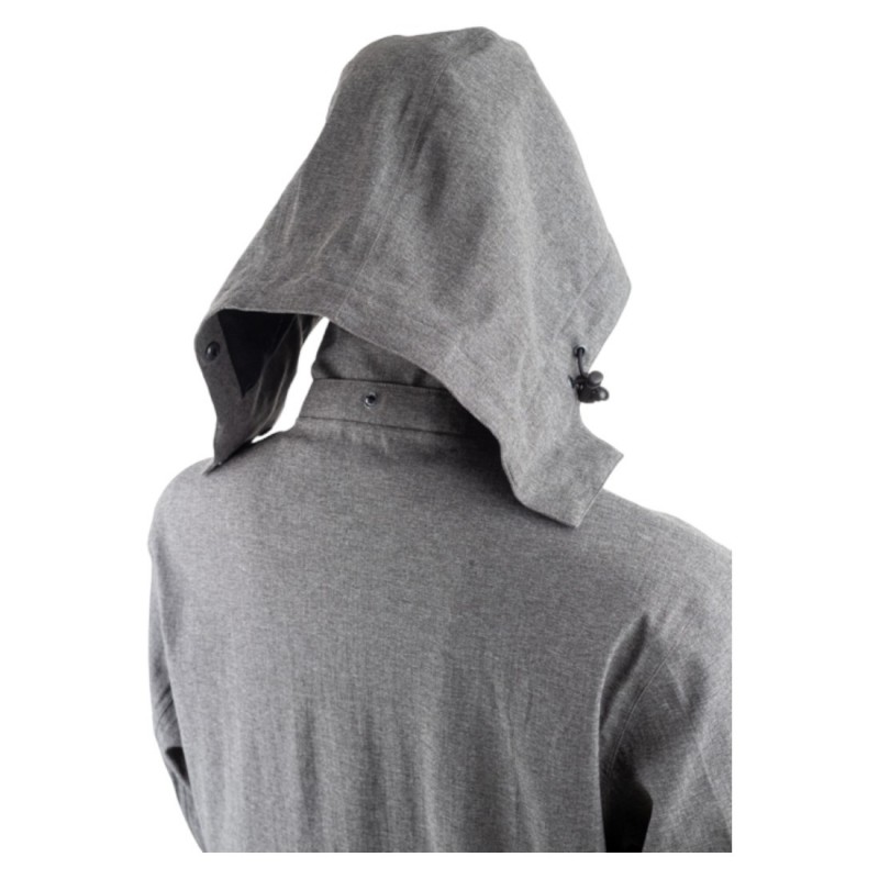Coverguard - Parka de pluie imperméable 2 couches avec capuche amovible CAMELLO gris chiné
