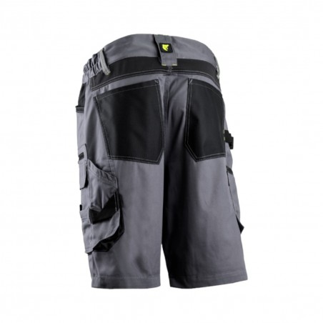 Coverguard - Bermuda de travail pour Homme avec réhausse dos Stretch BARU gris