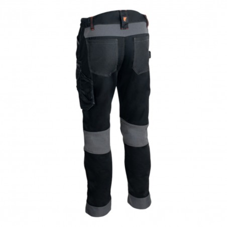 Coverguard - Pantalon de travail pour Homme avec réhausse dos Stretch BARU noir