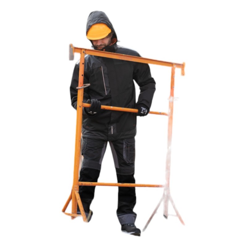 Coverguard - Pantalon de travail pour Homme avec réhausse dos Stretch BARU noir