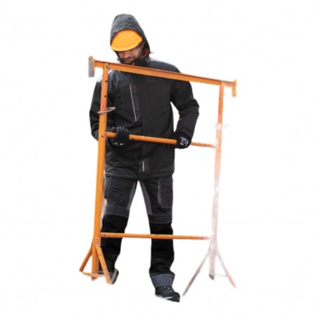 Coverguard - Pantalon de travail pour Homme avec réhausse dos Stretch BARU noir