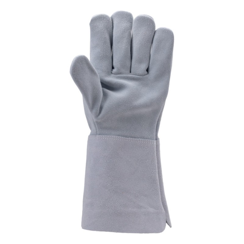 Coverguard - Gants de soudeur en croute de bovin antistatique manchette 15cm EUROWELD 140 (Pack de 10)