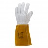 Coverguard - Gants de soudeur en fleur de chèvre manchette 15cm EUROWELD 100 (Pack de 10)