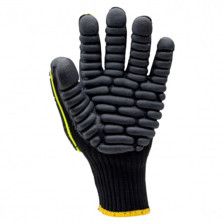 Coverguard - Gants anti-vibration renforcés paume enduction Latex EUROSTRONG VIBE (Pack de 6)