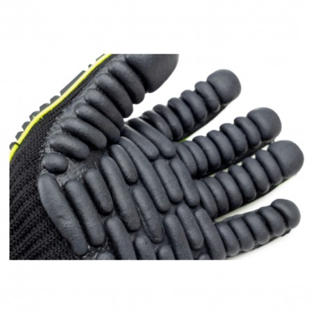 Coverguard - Gants anti-vibration renforcés paume enduction Latex EUROSTRONG VIBE (Pack de 6)