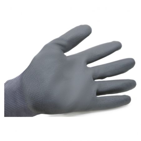 Coverguard - Gants de manutention en milieu sec paume enduite PU tactile EUROLITE P500 (Pack de 10)