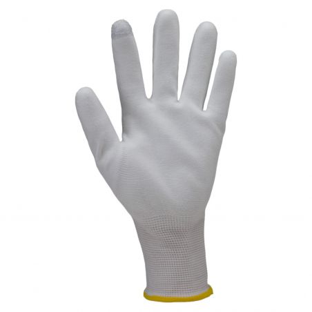 Coverguard - Gants de manutention en milieu sec paume enduite PU tactile EUROLITE P400 (Pack de 10)