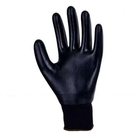 Coverguard - Gants de protection en milieu huileux enduction complète Nitrile EUROLITE N100 (Pack de 12)