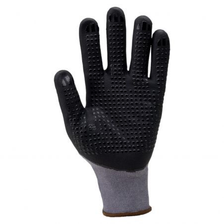 Coverguard - Gants grip en milieu sec paume enduite Nitrile renforcée picots EUROLITE 15N600D (Pack de 10)