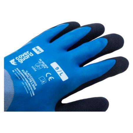 Coverguard - Gants imperméables en polyamide double enduction Latex EUROLITE L300 (Pack de 10)