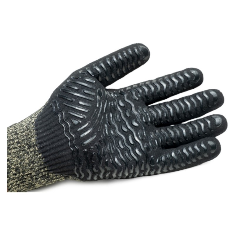 Coverguard - Gants anti-chaleur et anti-coupures de protection maximale double enduction Nitrile coupure F EUROHEAT CUT F (Pack 