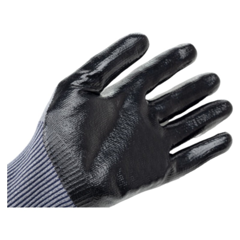 Coverguard - Gants anti-coupures en milieu huileux coupure C paume enduite Nitrile lisse tactile EUROCUT N313 (Pack de 10)