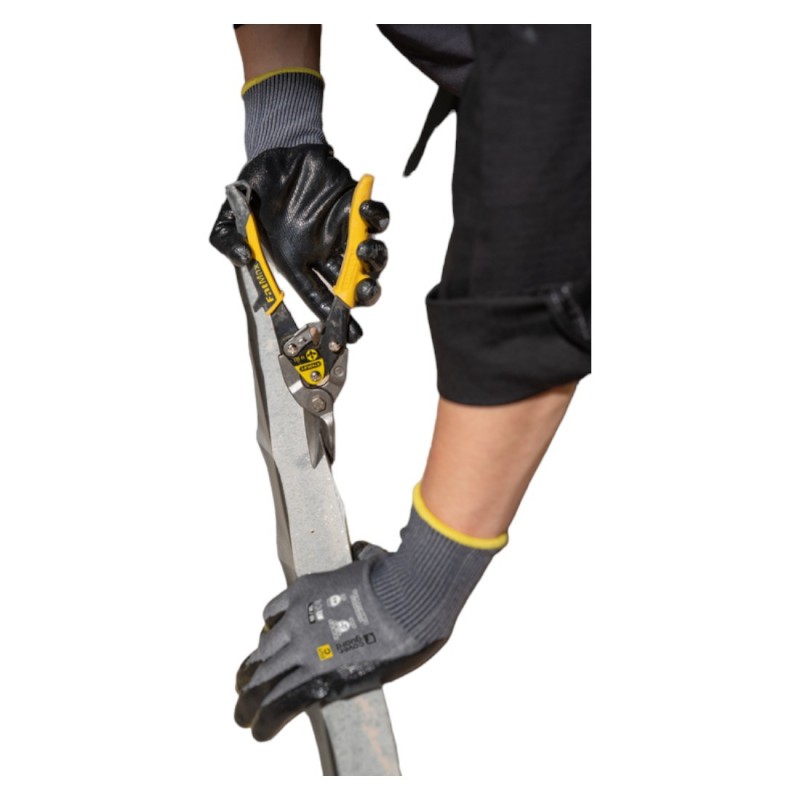 Coverguard - Gants anti-coupures en milieu huileux coupure C paume enduite Nitrile lisse tactile EUROCUT N313 (Pack de 10)