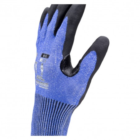 Coverguard - Gants anti-coupures en milieu sec coupure C en mousse Nitrile EUROCUT N300 (Pack de 5)