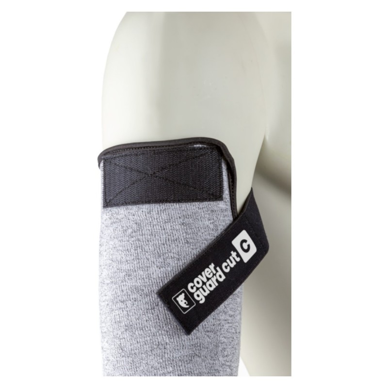 Coverguard - Manchettes anti-coupures grise en fibre HDPA 60cm de long EUROCUT SLEEVE 600 (Pack de 12)