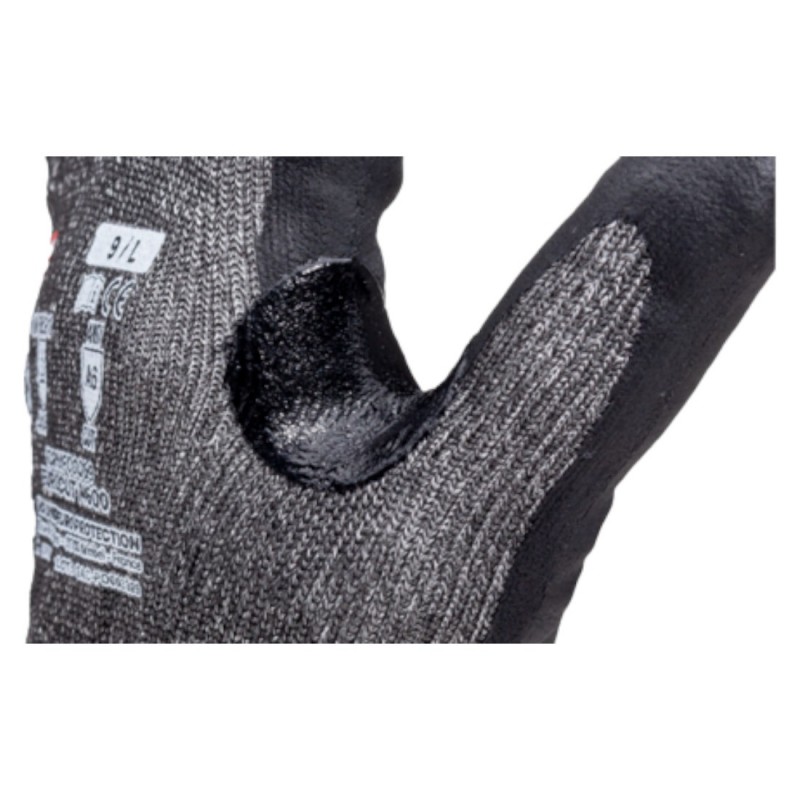 Coverguard - Gants anti-coupures en milieu sec enduite mousse de Nitrile coupure F EUROCUT N600 (Pack de 5)