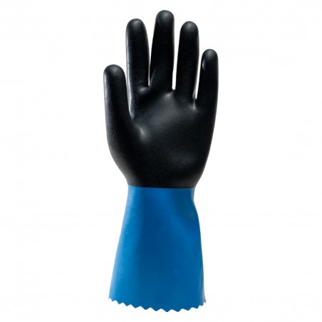 Coverguard - Gants de protection chimique en Néoprène sur support Coton EUROCHEM NE530 (Pack de 12)