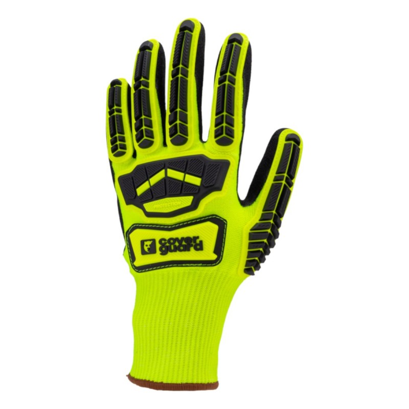 Coverguard - Gants anti-impacts avec renfort dos de la main EUROCUT IMPACT 100 (Pack de 5)