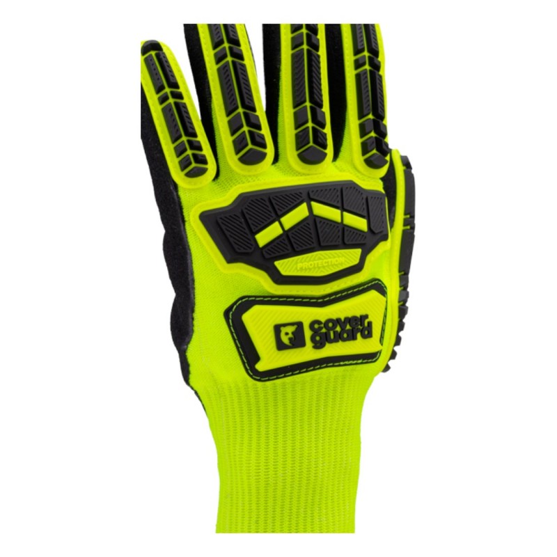 Coverguard - Gants anti-impacts avec renfort dos de la main EUROCUT IMPACT 100 (Pack de 5)