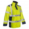 Coverguard - Parka de pluie imperméable multirisques NOTT jaune et bleu marine