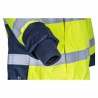 Coverguard - Parka de pluie imperméable multirisques NOTT jaune et bleu marine