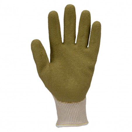 Coverguard - Gants EUROHEAT GREEN (J13 coton/PE recyclé blanc, paume enduite latex vert)
