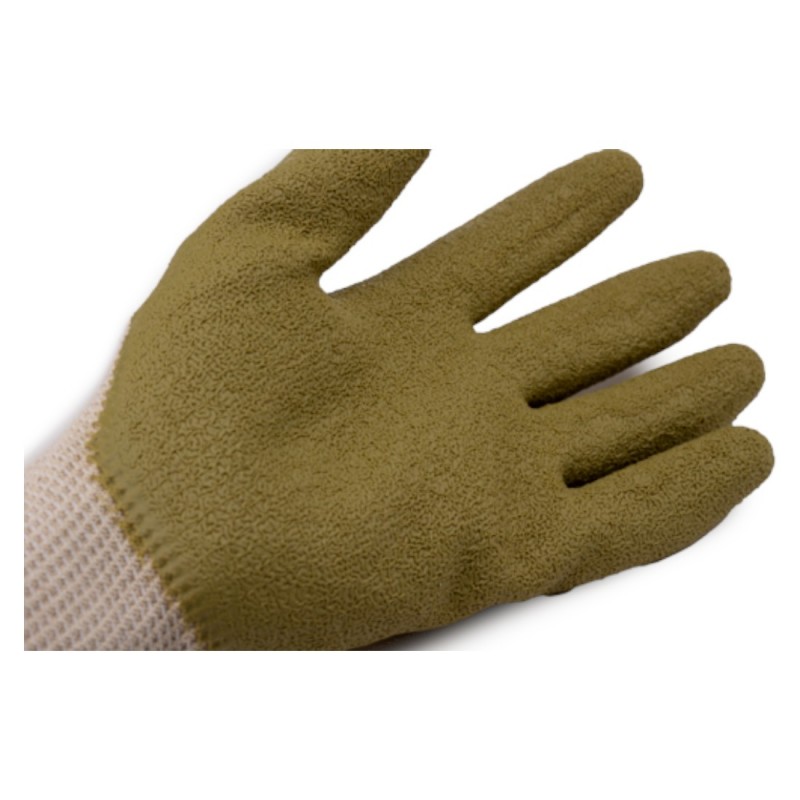 Coverguard - Gants EUROHEAT GREEN (J13 coton/PE recyclé blanc, paume enduite latex vert)