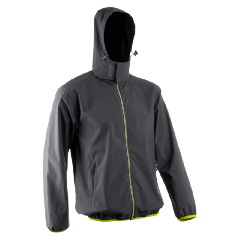 Coverguard - Veste coupe vent softshell Anthracite/Lime FROGGY