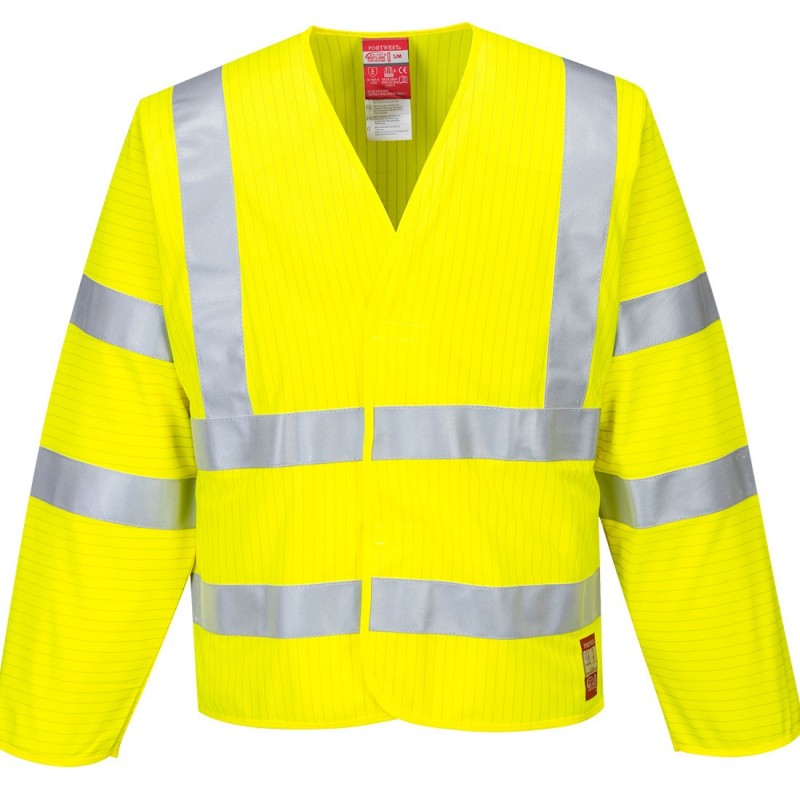 Portwest - Veste antistatique HV - Résistante à la flamme - FR85