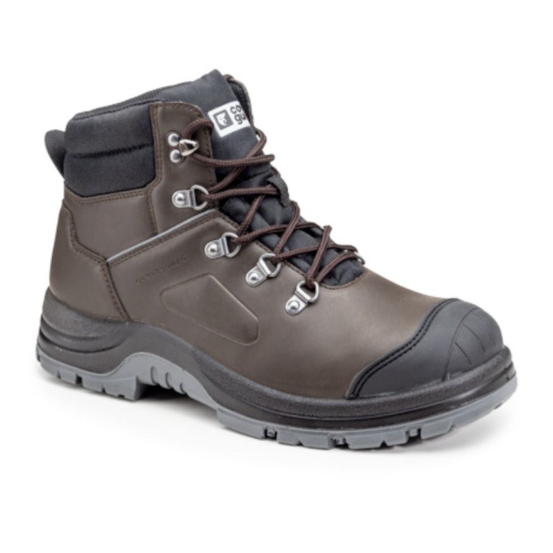 Coverguard - Chaussures de sécurité FLINT Marron S3 (Haute Croute de cuir)