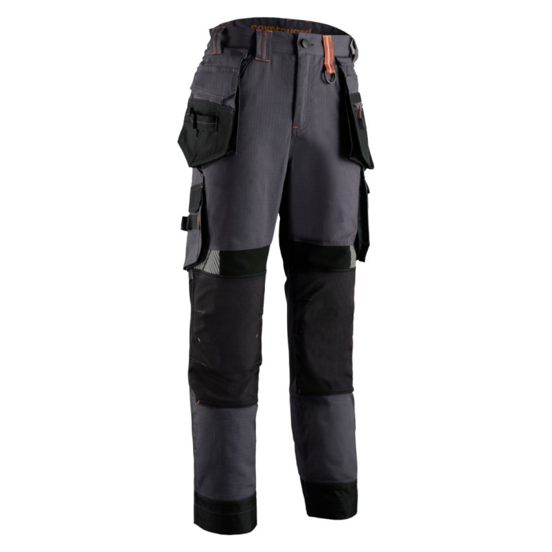 Coverguard - Pantalon couleur Gris anthracite/Citrouille CRISTOBAL (Conditionnement)