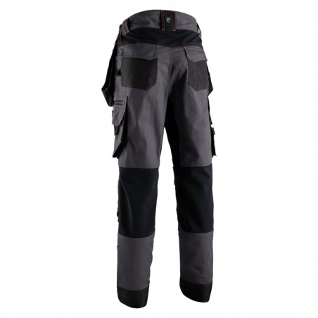 Coverguard - Pantalon couleur Gris anthracite/Citrouille CRISTOBAL (Conditionnement)