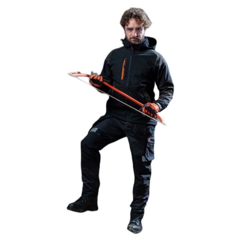 Coverguard - Pantalon couleur Gris anthracite/Citrouille CRISTOBAL (Conditionnement)