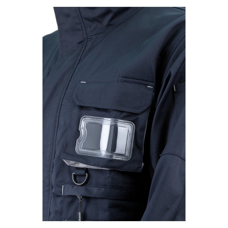Coverguard - Veste couleur NAVY II (60% CO/40% PES 245g/m2 - Marine/Gris) - PADDOCK II