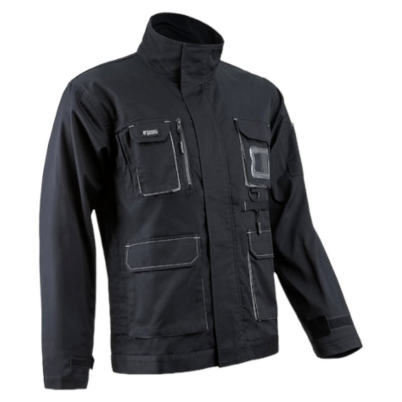 Coverguard - Veste couleur NAVY II (60% CO/40% PES 245g/m2 - Marine/Gris) - PADDOCK II
