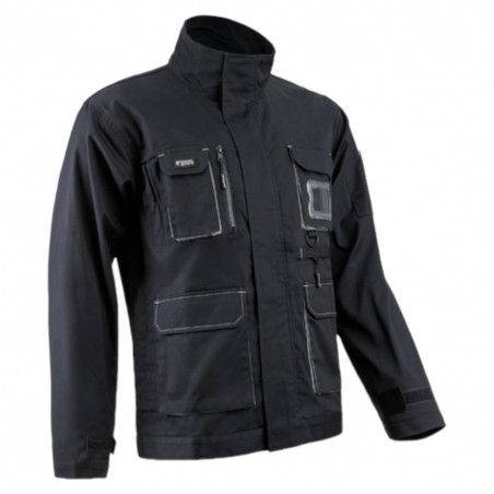 Coverguard - Veste couleur NAVY II (60% CO/40% PES 245g/m2 - Marine/Gris) - PADDOCK II
