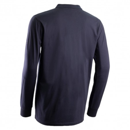 Coverguard - Polo manches longues couleur Marine LAURITS (180g/m2 UPF 50)