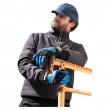 Coverguard - STYLCAP casquette anti-heurt bleue marine visière moyenne (Navy Blue medium)