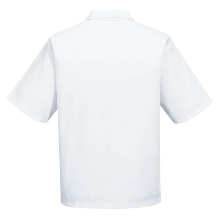 Portwest - Chemise de boulanger manches courtes blanche