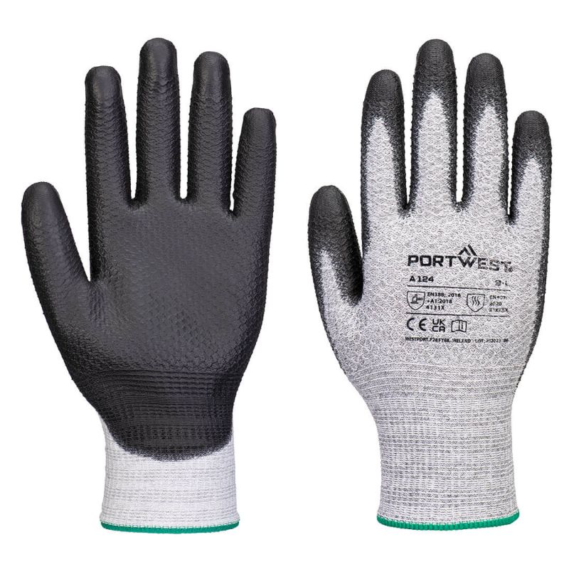 Portwest - Gants Grip jauge 13 en PU DIAMOND KNIT (Pack de 12)