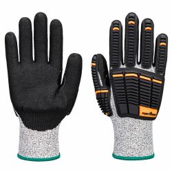 Portwest - Gants anti coupures de niveau C et anti impacts en nitrile et PVC